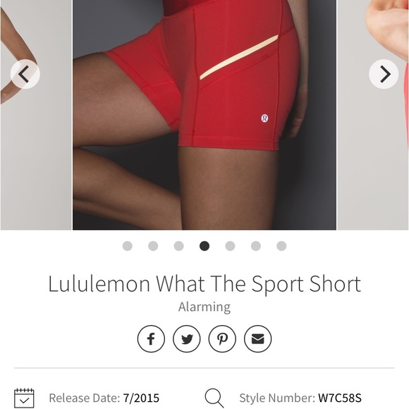 ISO WHAT THE SPORT SHORTS LULULEMON - Picture 3 of 8
